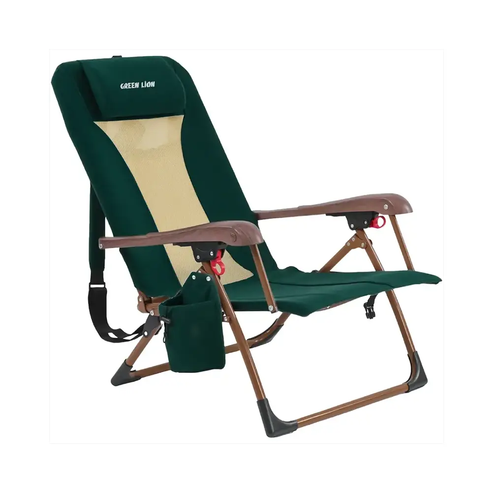 GREEN LION MAFER ADJUSTABLE CAMPING CHAIR GREEN GNMADCHAIRGN