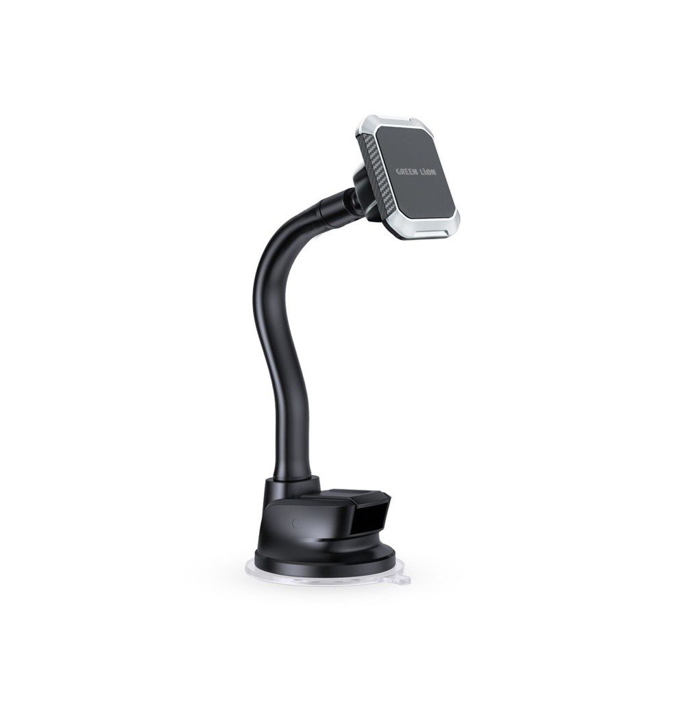 Green Lion Magnetic Flex Phone Holder with Solid Suction Cup Black GNMGFLXHDRBK