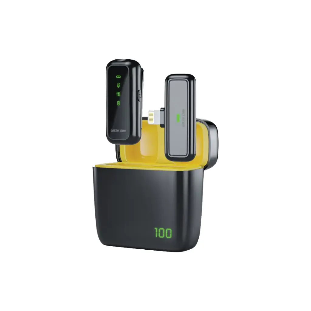 GREEN LION 65X MICROPHONE FOR LIGHTNING BLACK GNMIC65XLTGBK