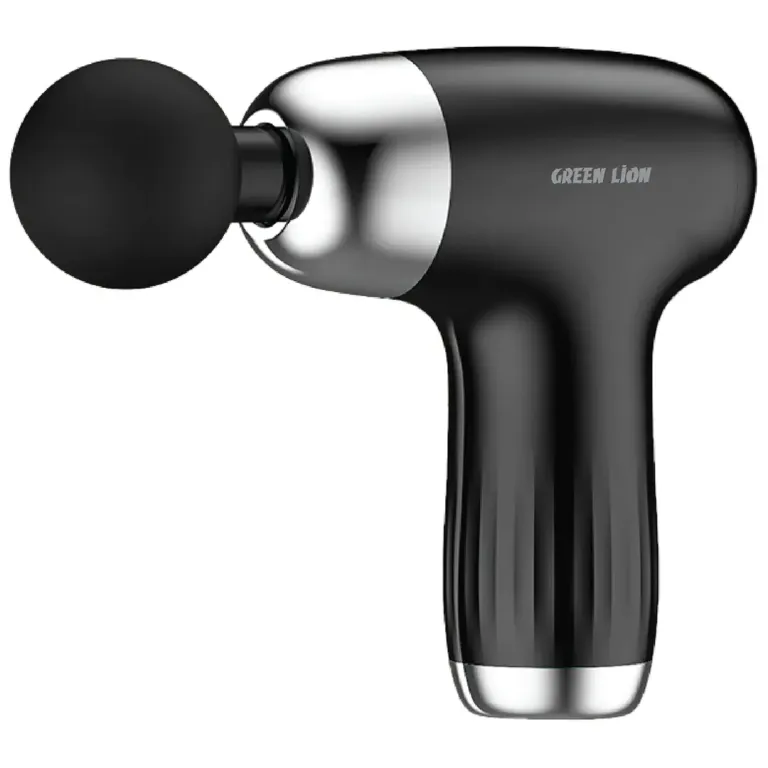GREEN LION MINI MASSAGE GUN 6 SPEED LEVELS BLACK GNMINMSGNBK