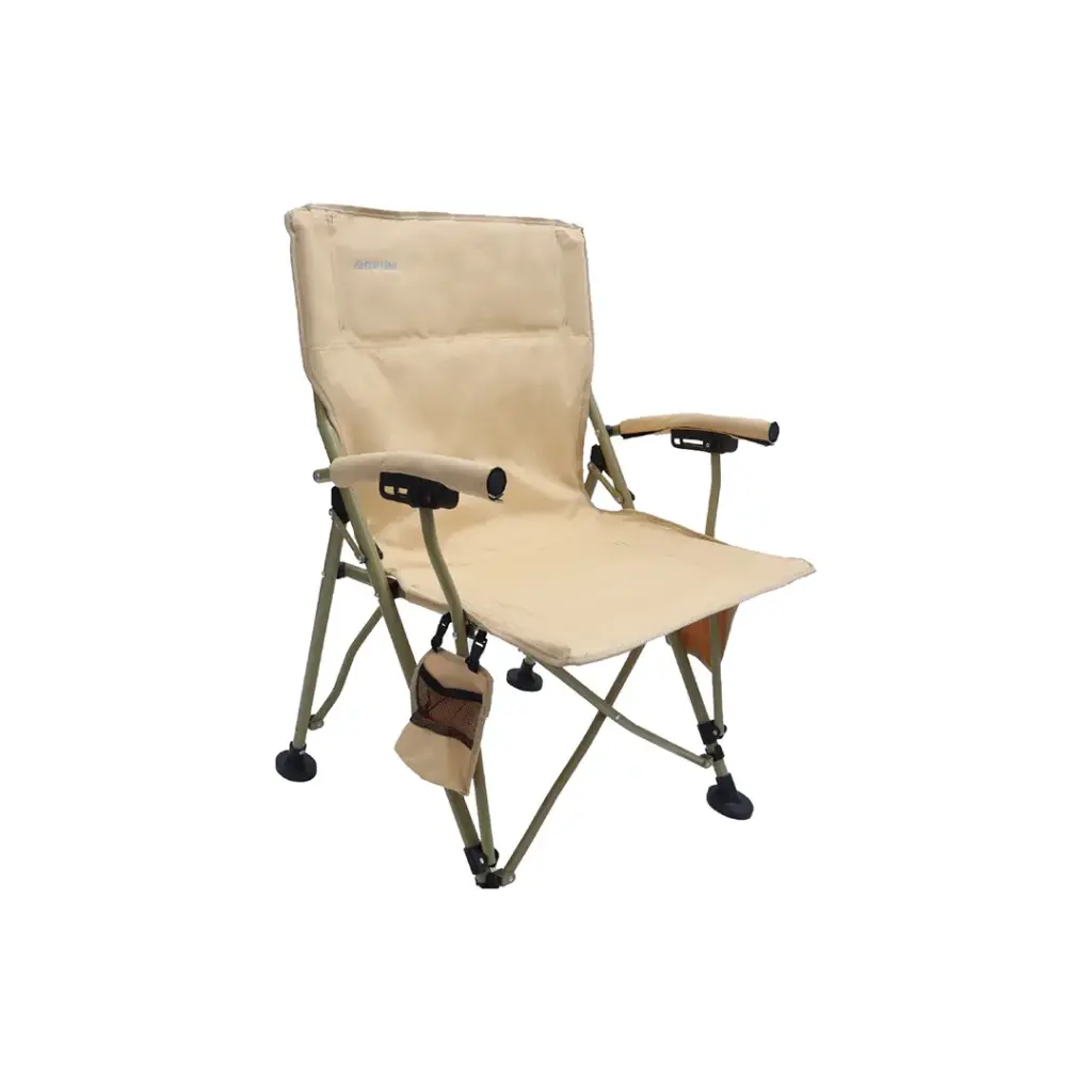 GREEN LION OUTDOOR CAMPING CHAIR WITH CARRYING BAG DESERT SAND GNOCMPCHRDT