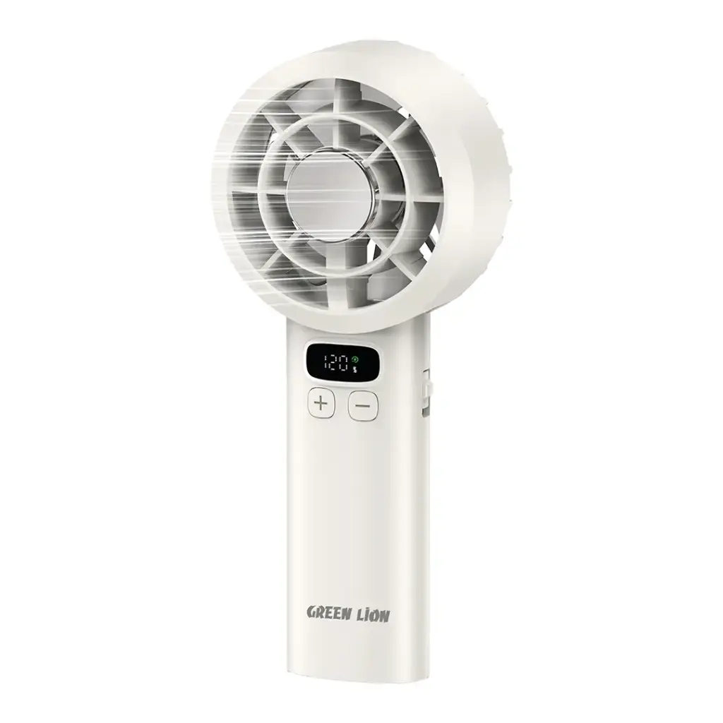 GREEN LION WINDIX HANDHELD FAN WHITE GNPF13WINWH