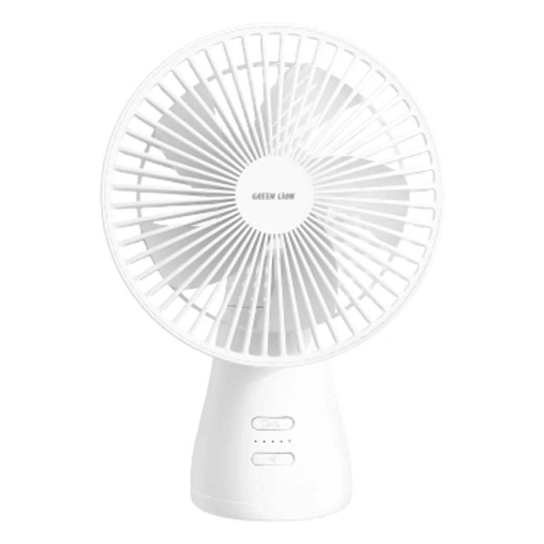 GREEN LION FARO RECHARGEABLE FAN WHITE GNPF20FRFANWH
