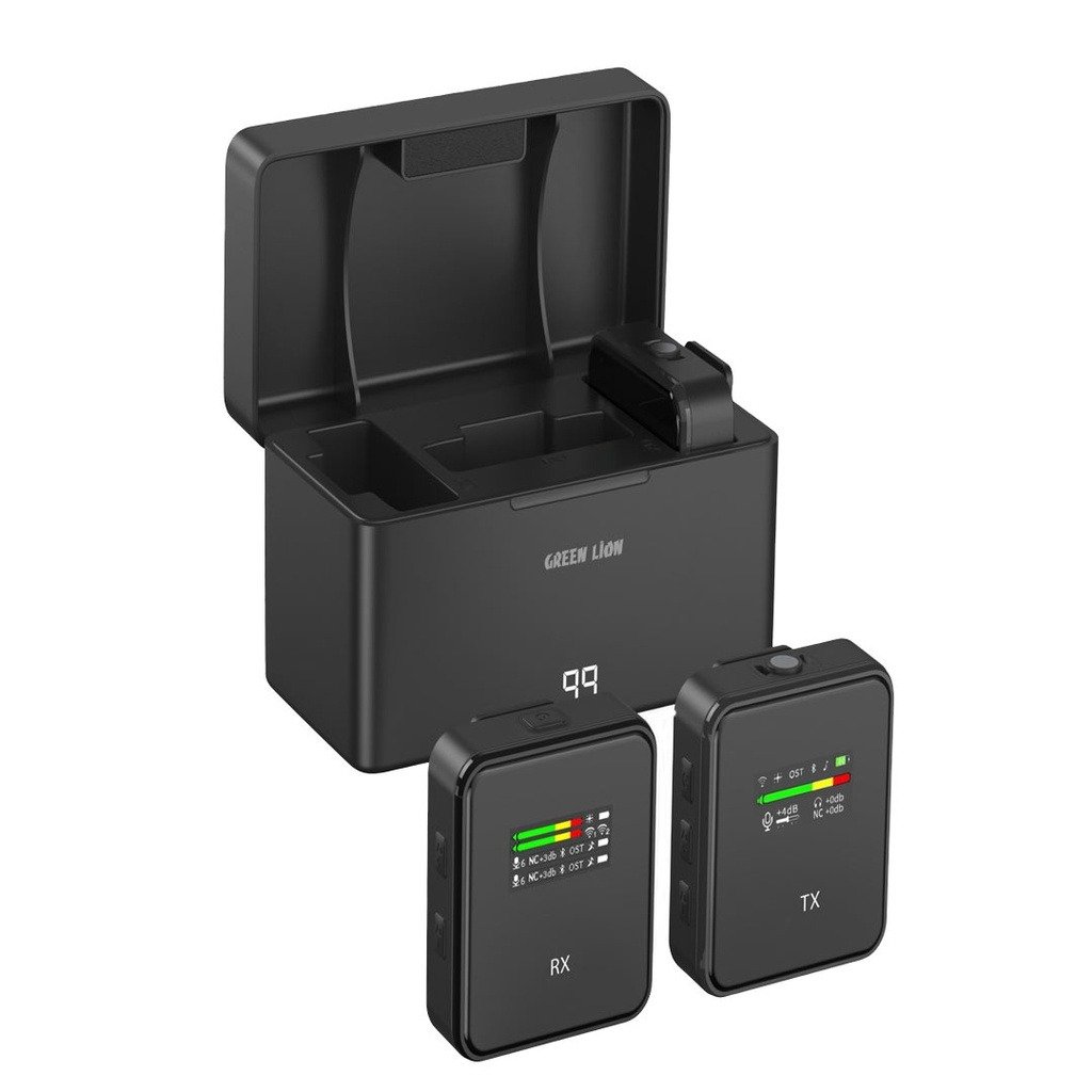 Green Lion GLM-Professional Wireless Microphone in Stylish Black - GNPGLMWMICBK