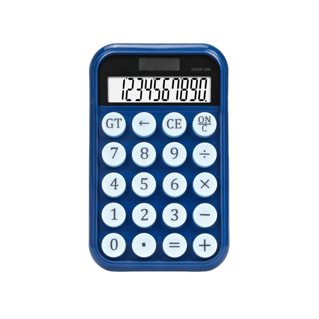 GREEN LION POCKET CALCULATOR 10 DIGITS BLUE GNPOCAL10BL
