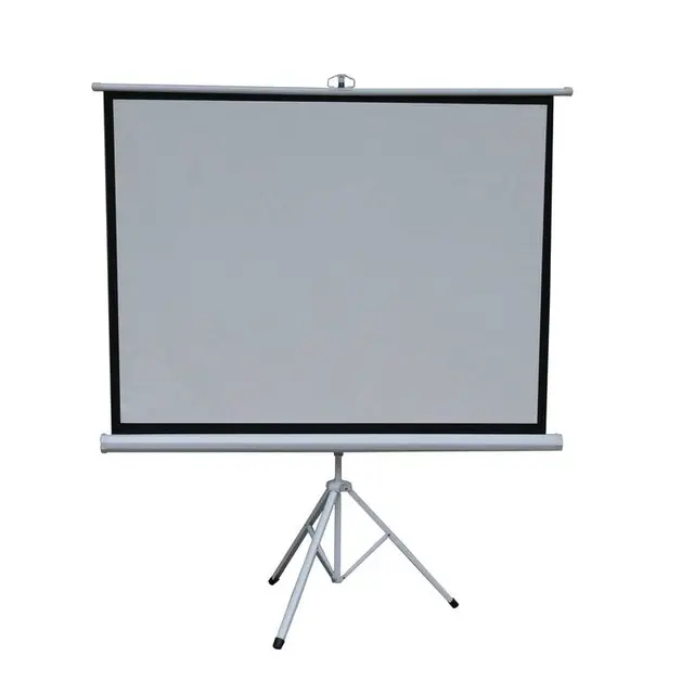 GREEN LION 72 INCH PORTABLE PROJECTION  SCREEN WITH TRIPOD STAND MATTE WHITE GNPTPDS72MWH