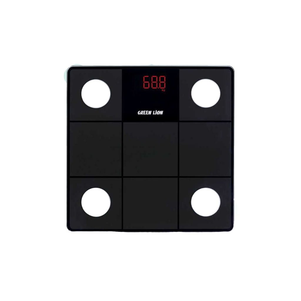 GREEN LION SMART BODY SCALE BLACK GNSFSCLEBK