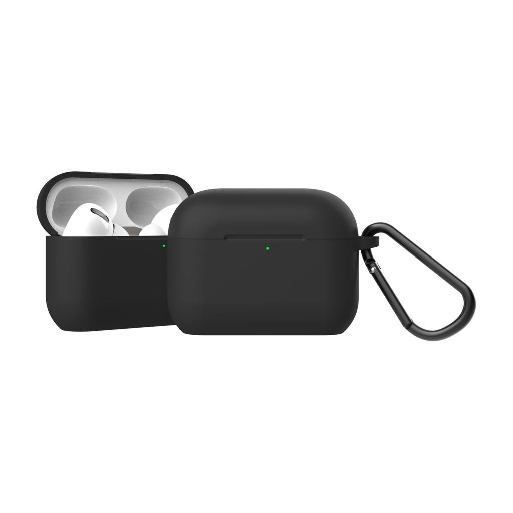 GREEN AIRPODS PRO BERLIN SERIES SILICONE CASE BLACK