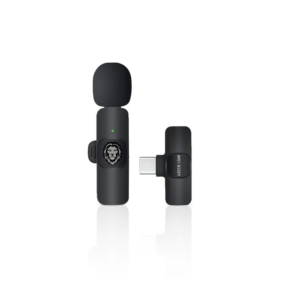 GREEN LION SOLO WIRELESS MICROPHONE 3 PLUGS BLACK GNSOLOWMICBK