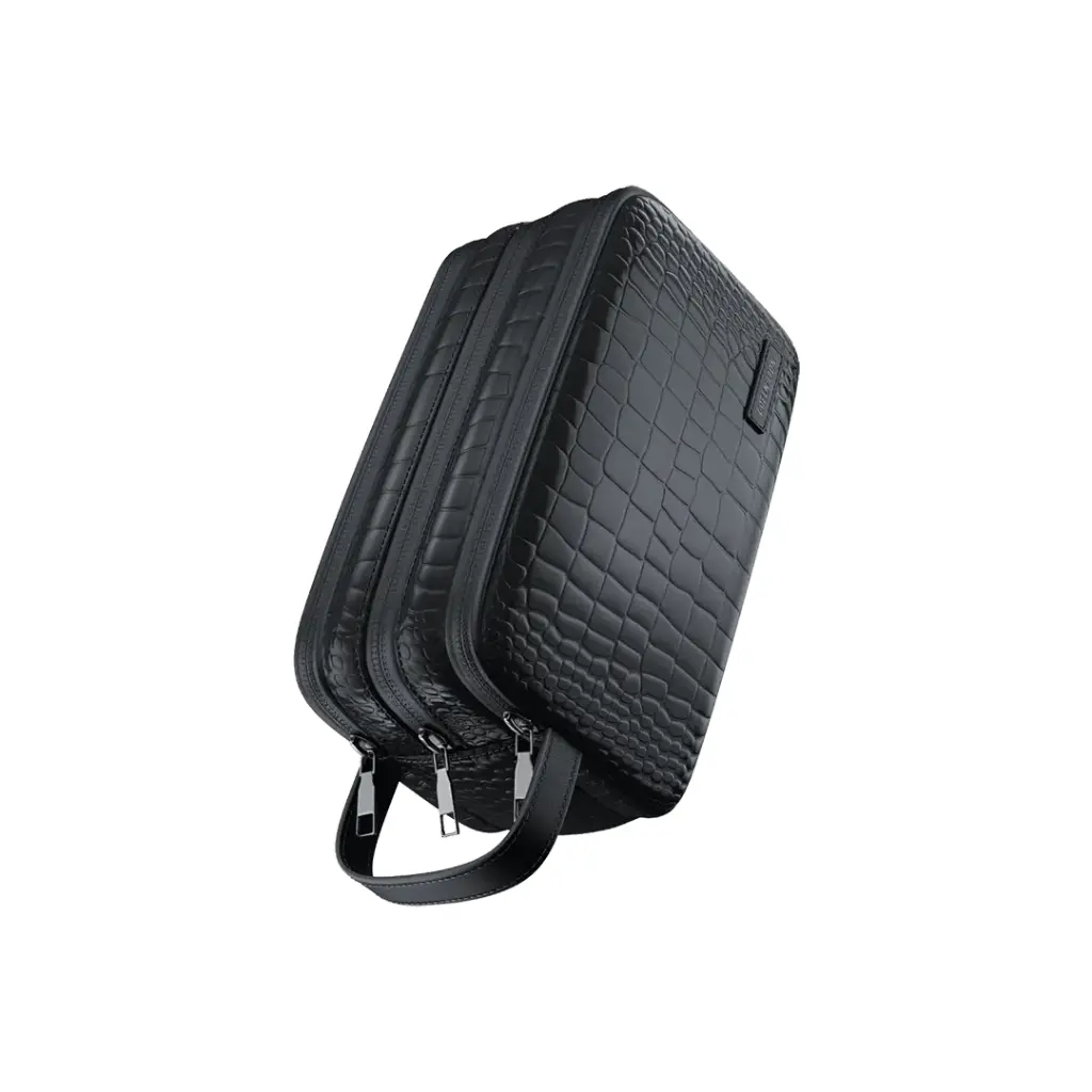 GREEN LION STALLION CLUTCH BAG BLACK GNSTCLBGBK