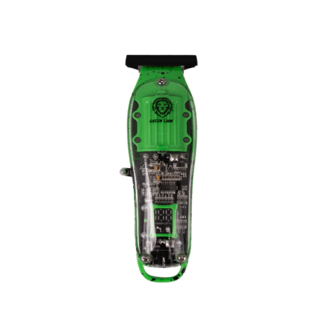 GREEN LION TRANSPARENT PRO HAIR TRIMMER 6000RPM 1400MAH GREEN GNTPROTMRGN