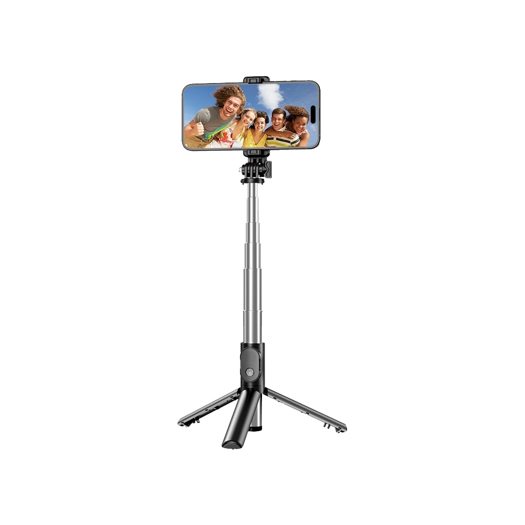 GREEN LION TRIPOD SELFIE STICK BLACK GNTRISTKBK
