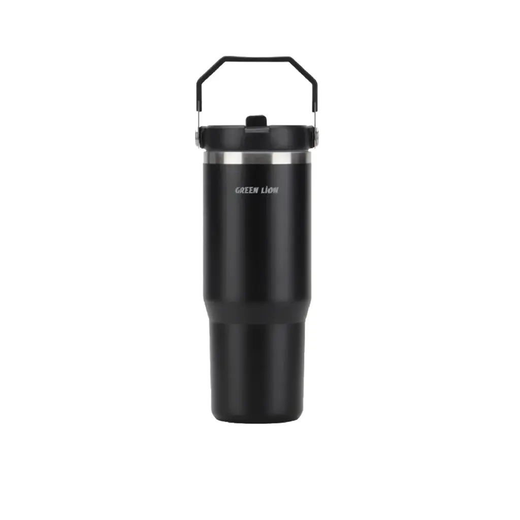 GREEN LION VACUUM TUMBLER 900ML BLACK GNVACTMBLRBK