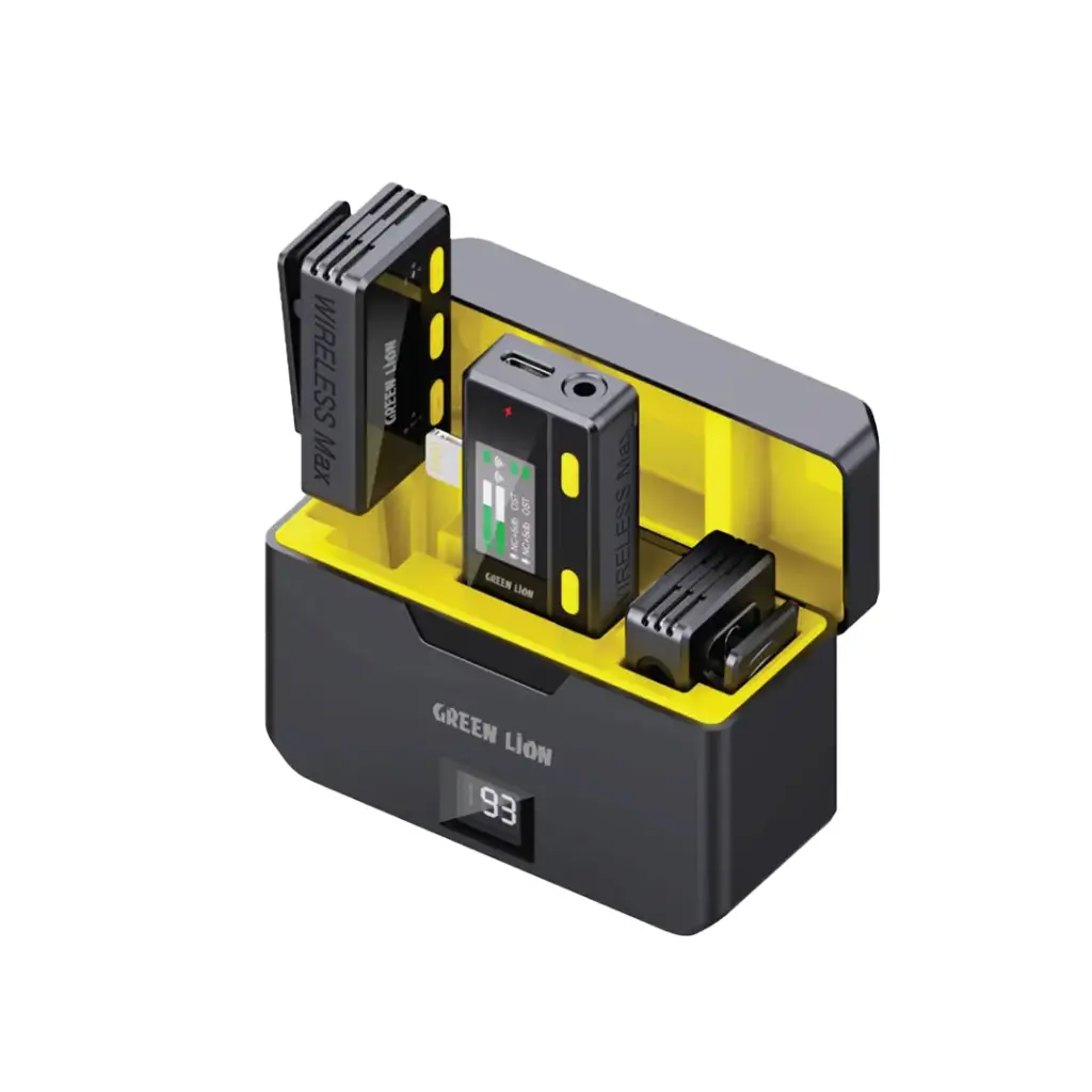GREEN LION WIRELESS MICROPHONE WITH REMOTE CONTROL TYPE C BLACK GNWNICRTCBK