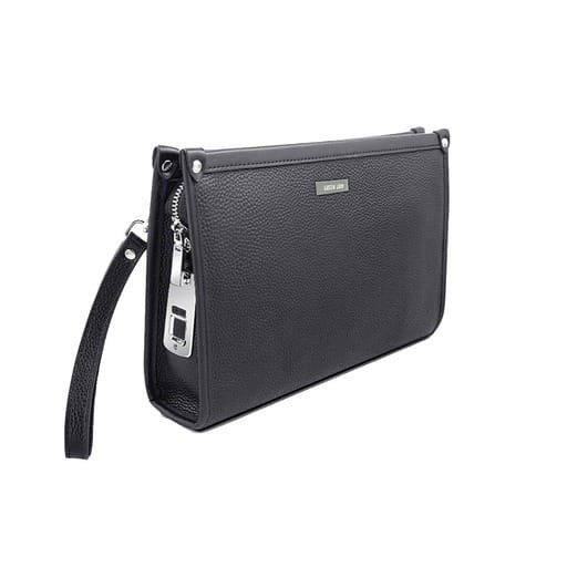 GREEN LION ZURICH SMART FINGERPRINT POUCH BLACK GNZURFPCHBK
