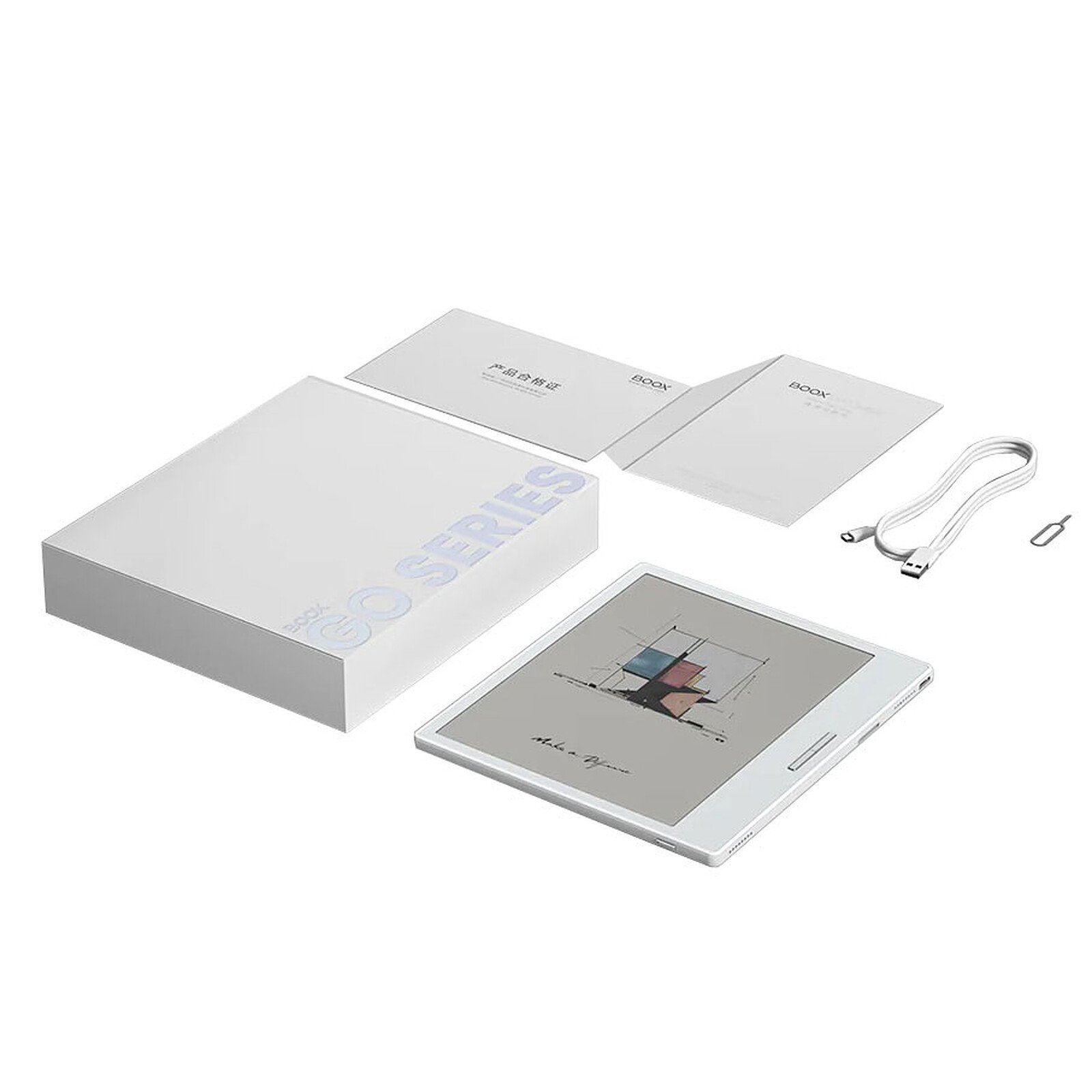 BOOX Go Color 7-Inch E-Ink Tablet (Kaleido 3, White) - 64GB, Android 12, Wi-Fi thumbnail 3
