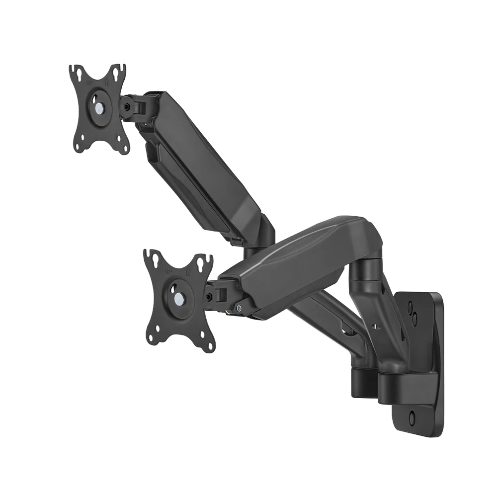 GameOn Economy Spring-Assisted Wall-Mounted Dual Monitor Arm (GO-5008) - Adjustable and Space-Saving Design thumbnail 8