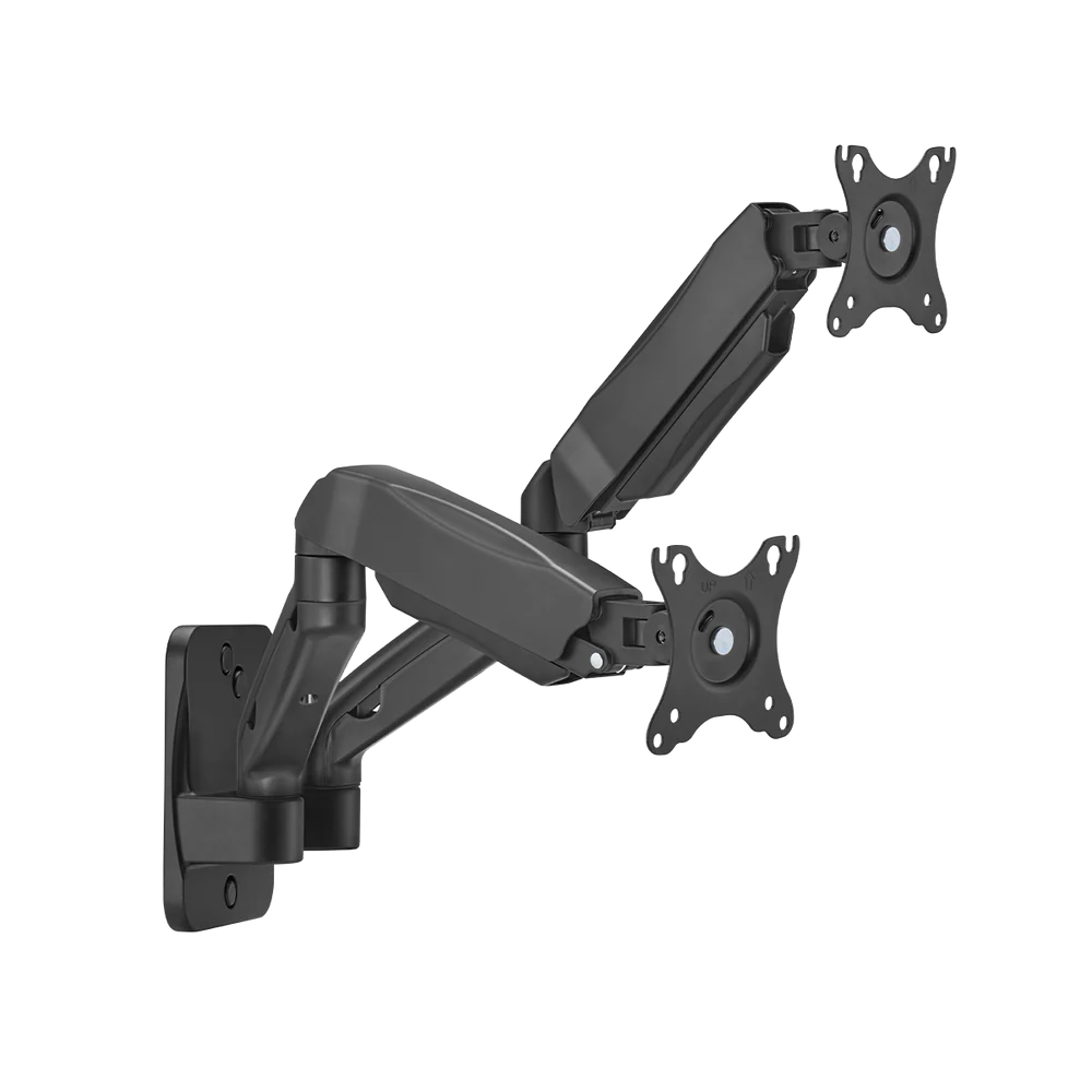 GameOn Economy Spring-Assisted Wall-Mounted Dual Monitor Arm (GO-5008) - Adjustable and Space-Saving Design thumbnail 6
