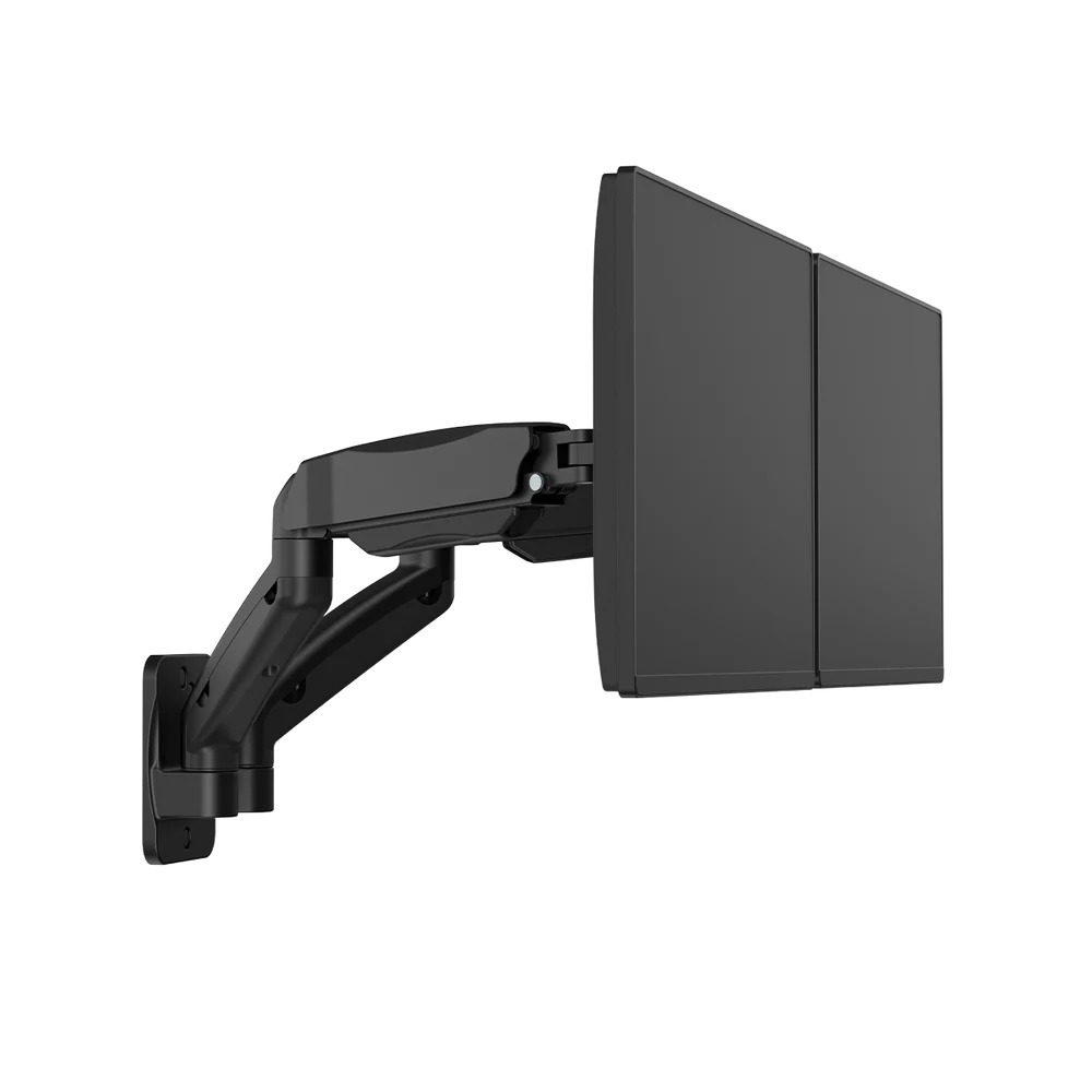 GameOn Economy Spring-Assisted Wall-Mounted Dual Monitor Arm (GO-5008) - Adjustable and Space-Saving Design thumbnail 2