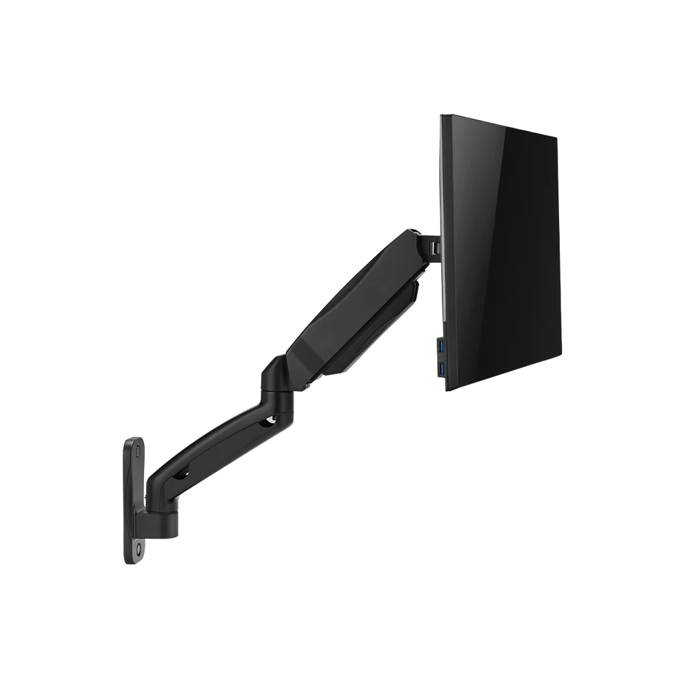 GAMEON ECONOMY SPRING ASSISTED WALL MOUNTED SINGLE MONITOR ARM GO-5015 thumbnail 9