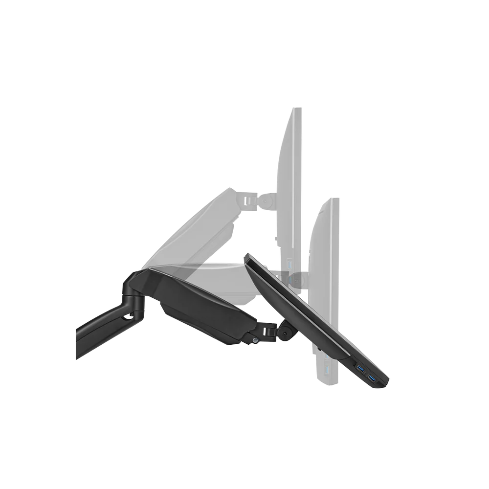 GAMEON ECONOMY SPRING ASSISTED WALL MOUNTED SINGLE MONITOR ARM GO-5015 thumbnail 8