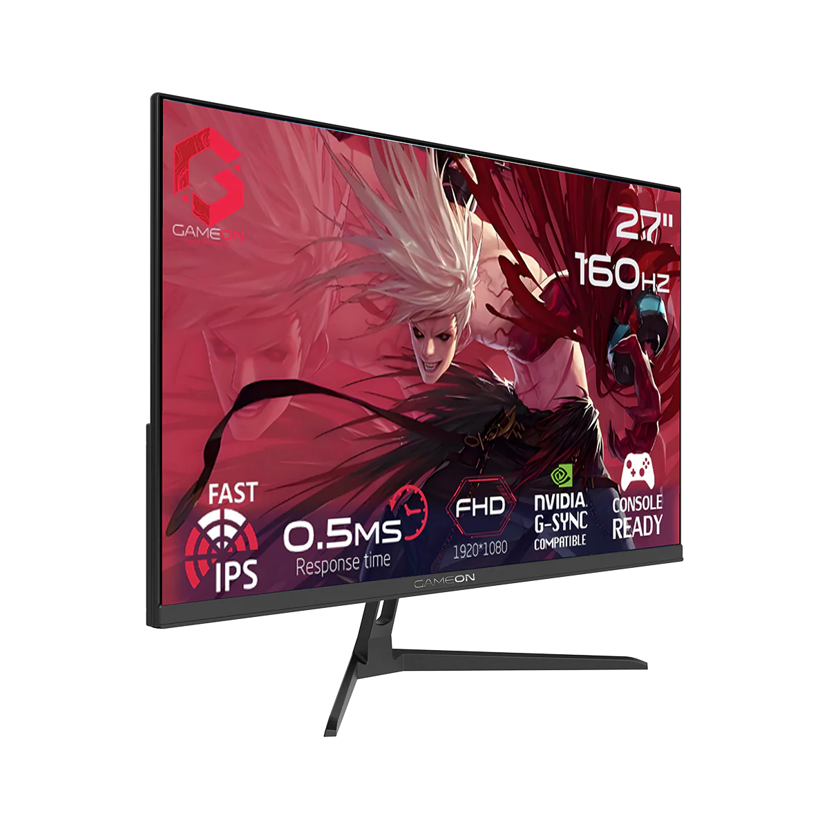 GAMEON ESSENTIAL 27 INCH 160HZ 0.5MS FAST IPS GAMING MONITOR BLACK GOES27FHD160IPS thumbnail 2