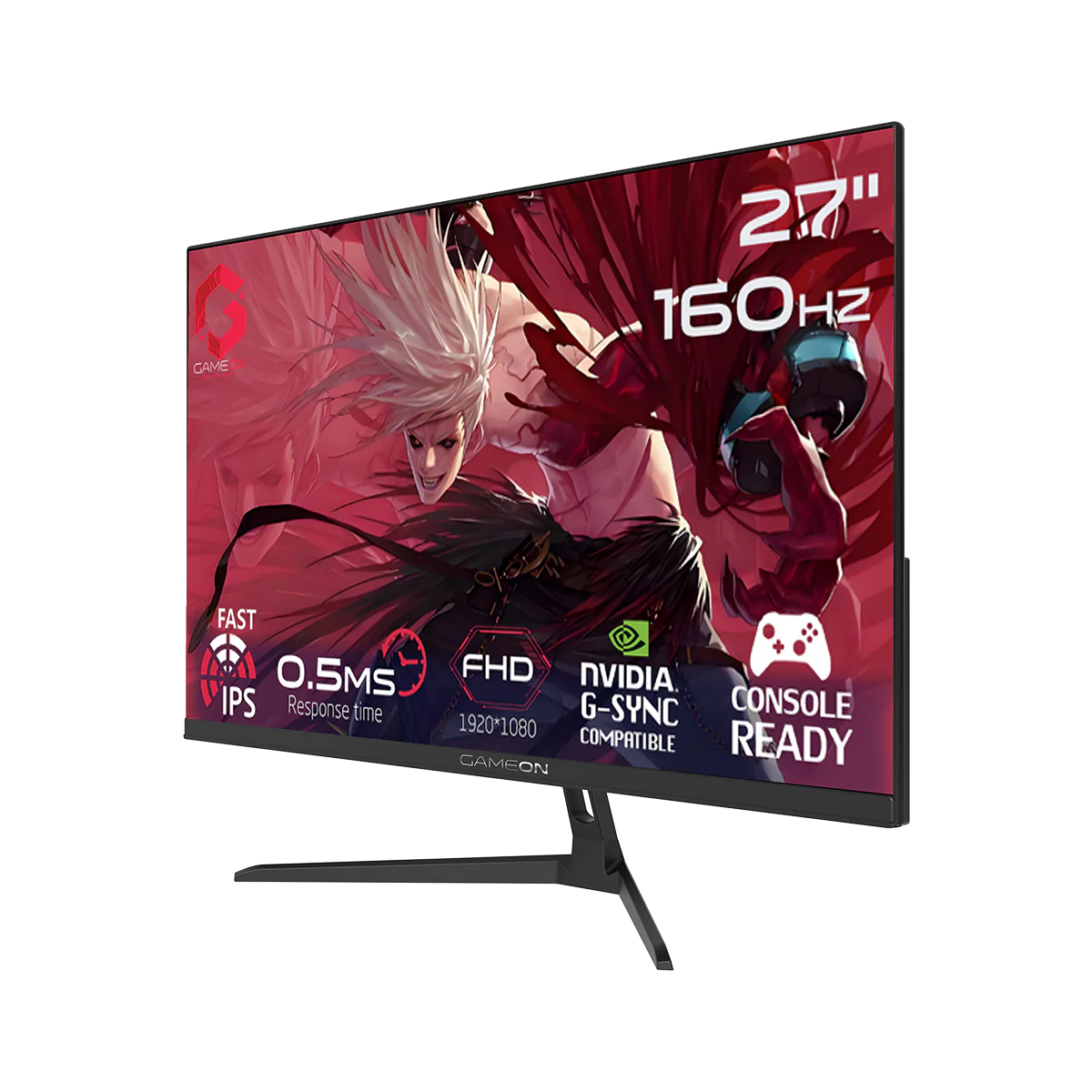 GAMEON ESSENTIAL 27 INCH 160HZ 0.5MS FAST IPS GAMING MONITOR BLACK GOES27FHD160IPS thumbnail 3