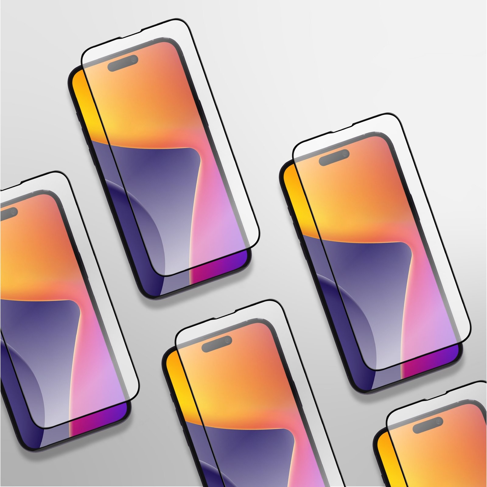 Bluepebble iPhone 16 Series Graphene Rock Series Tempered Glass - 2.5D Clear & Privacy Protection thumbnail 3