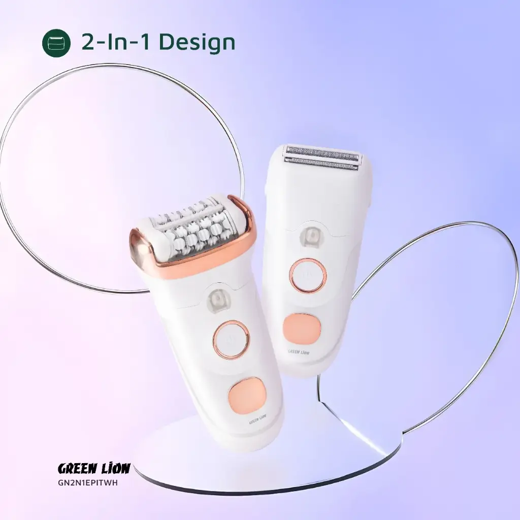 GREEN LION 2 IN 1 EPILATOR SHAVE TRIM EPILATE WHITE GN2N1EPITWH thumbnail 8