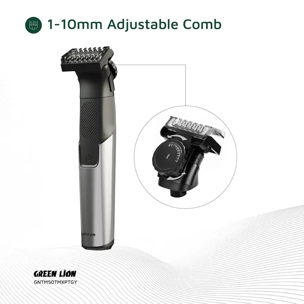 GREEN LION 3 IN 1 EXPERT HAIR TRIMMER & SHAVER BLACK GNTM50TMXPTGY thumbnail 8