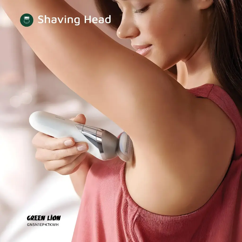 GREEN LION 5 IN 1 CORDLESS EPILATOR KIT WHITE GN5N1EP47KWH thumbnail 4