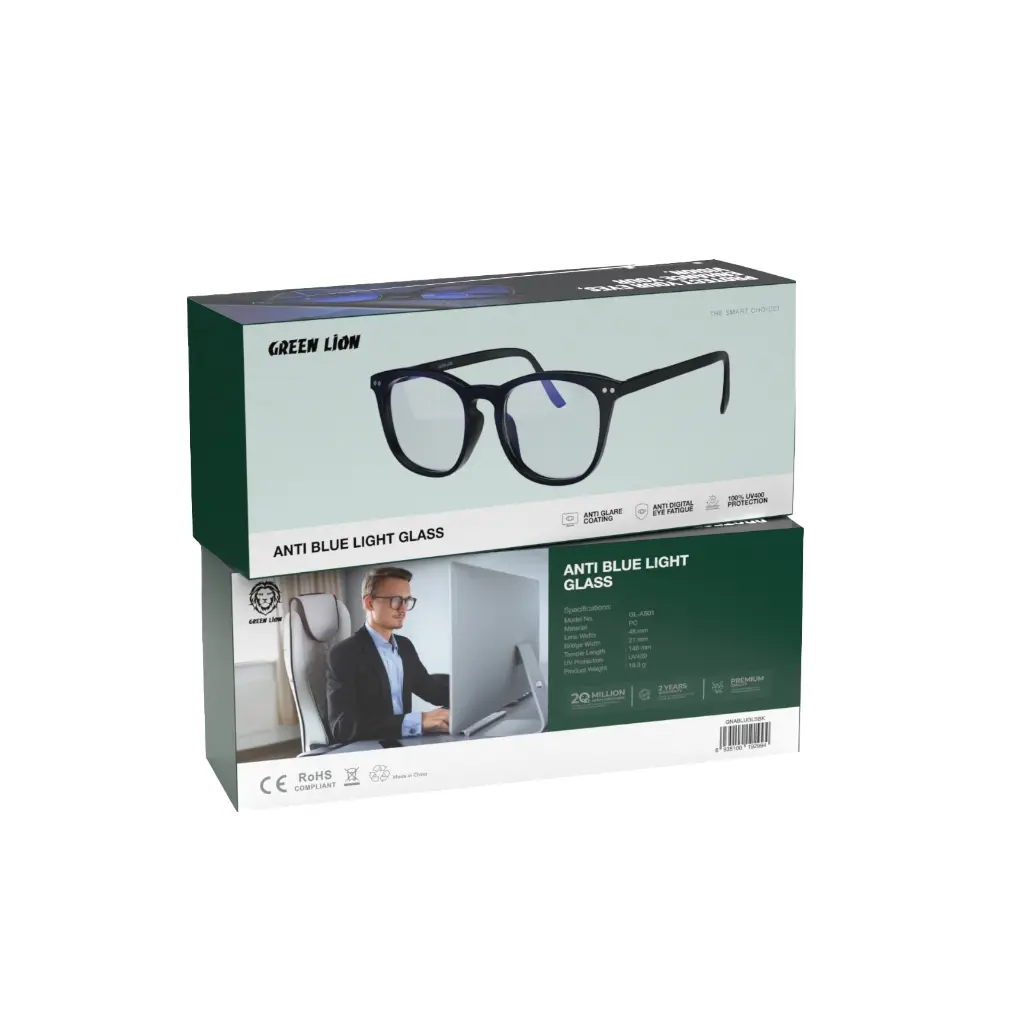 GREEN LION ANTI BLUE LIGHT GLASS BLACK GNABLUGLSBK thumbnail 2