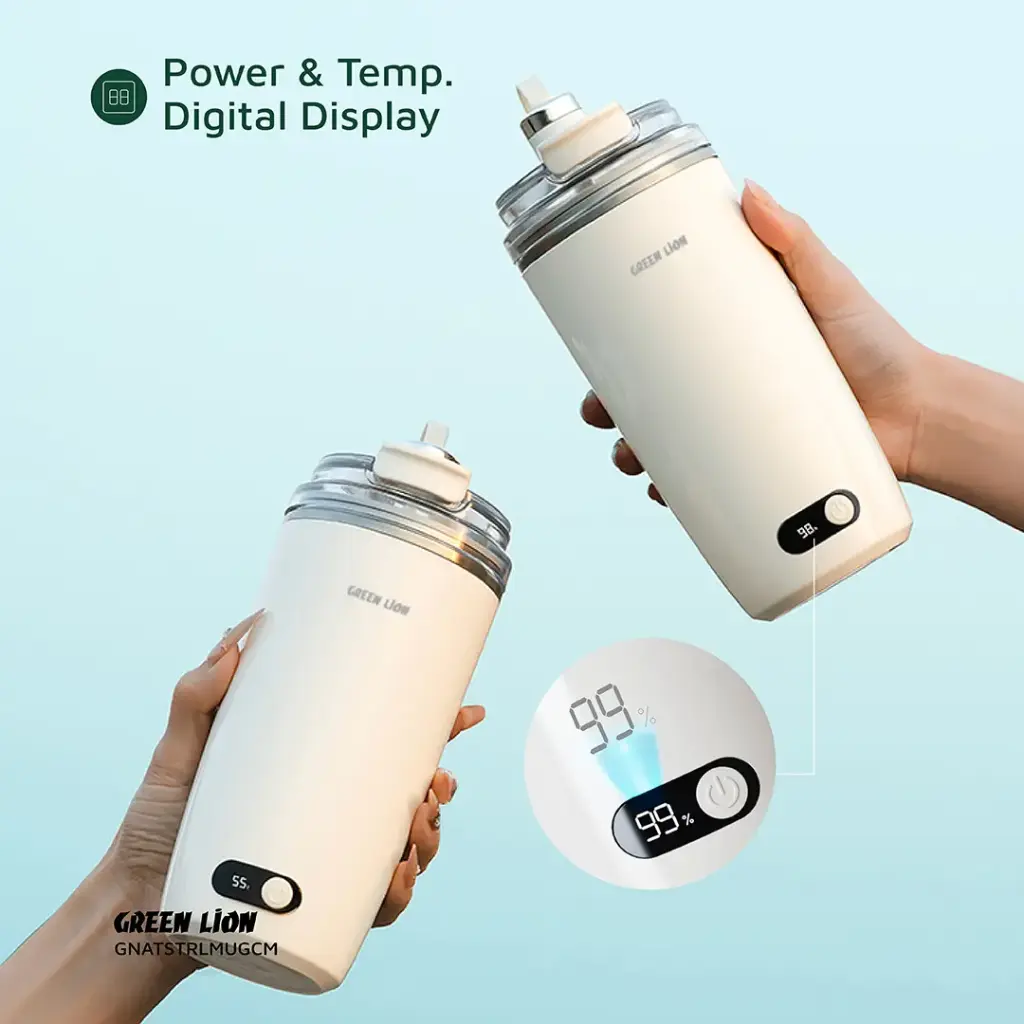 GREEN LION AUTO-STIRRING MUG 350ML CREAM GNATSTRLMUGCM thumbnail 7