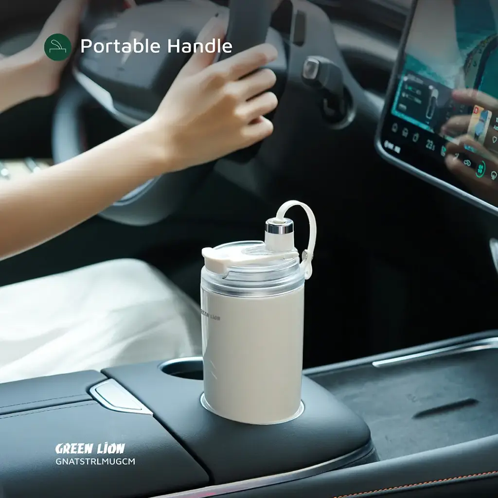 GREEN LION AUTO-STIRRING MUG 350ML CREAM GNATSTRLMUGCM thumbnail 5