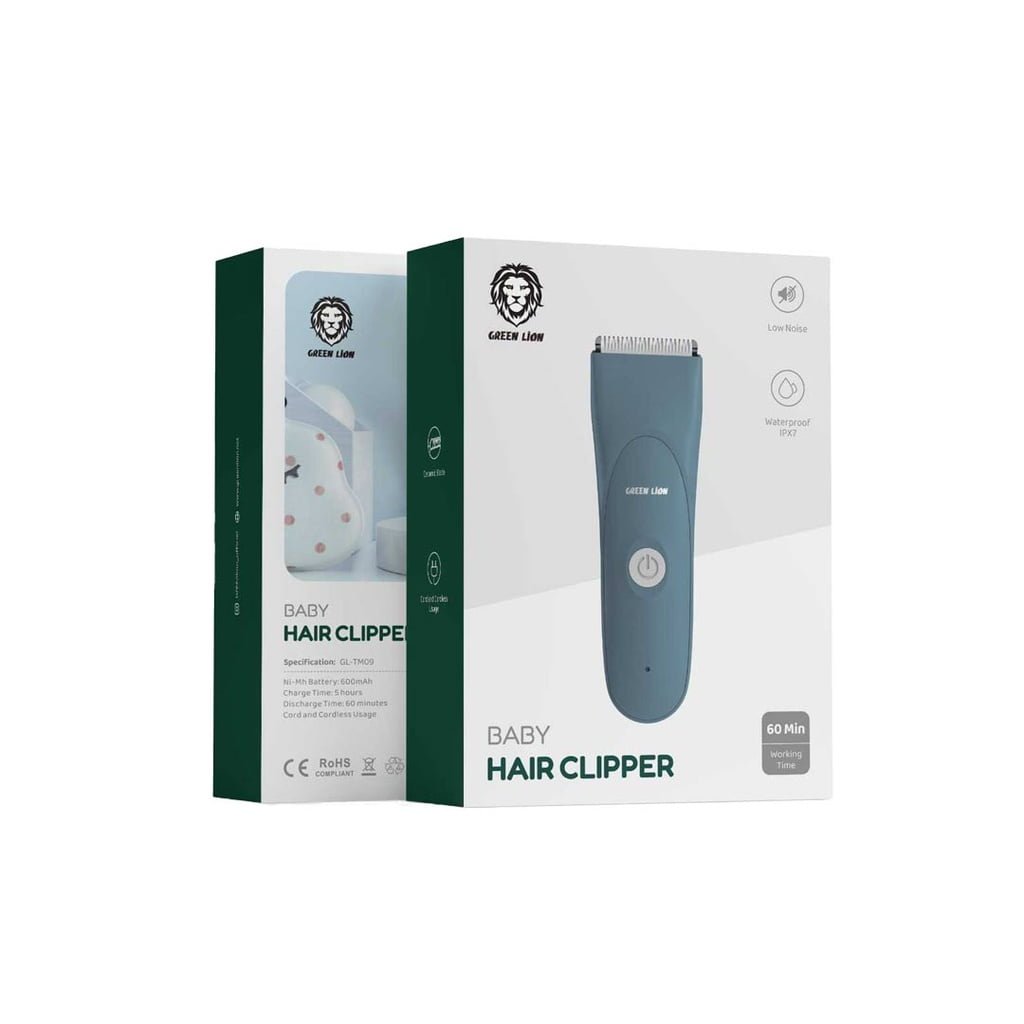 GREEN LION BABY HAIR CLIPPER 600MAH GREEN GNBBYHCLIPGN