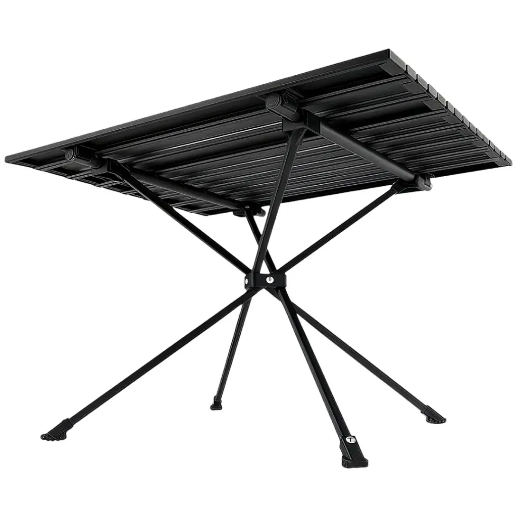 GREEN LION CAMP T2 FOLDABLE CAMPING TABLE BLACK GNCAMP2TBBK thumbnail 2