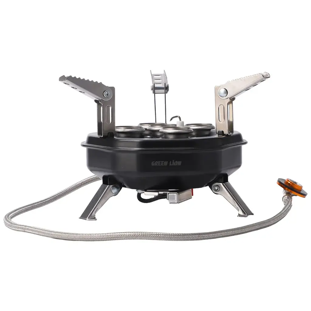 GREEN LION CAMPCOOK 3500W HEAT OUTPUT CAMPING STOVE BLACK GNCPCKSTVBK thumbnail 3