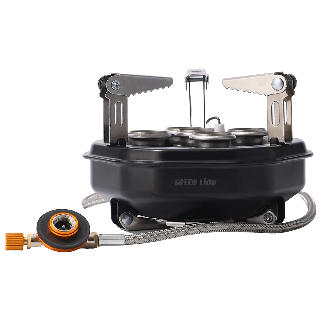 GREEN LION CAMPCOOK 3500W HEAT OUTPUT CAMPING STOVE BLACK GNCPCKSTVBK