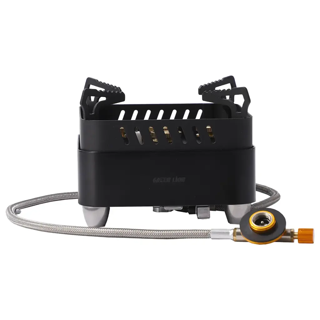 GREEN LION CAMPFIRE 3500W HEAT OUTPUT CAMPING STOVE BLACK GNCPFRSTVBK thumbnail 2