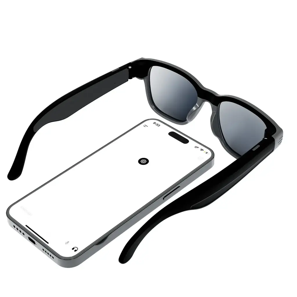 GREEN LION BELGRADE SMART AUDIO GLASS BLACK GNBELSG22LSBK thumbnail 4