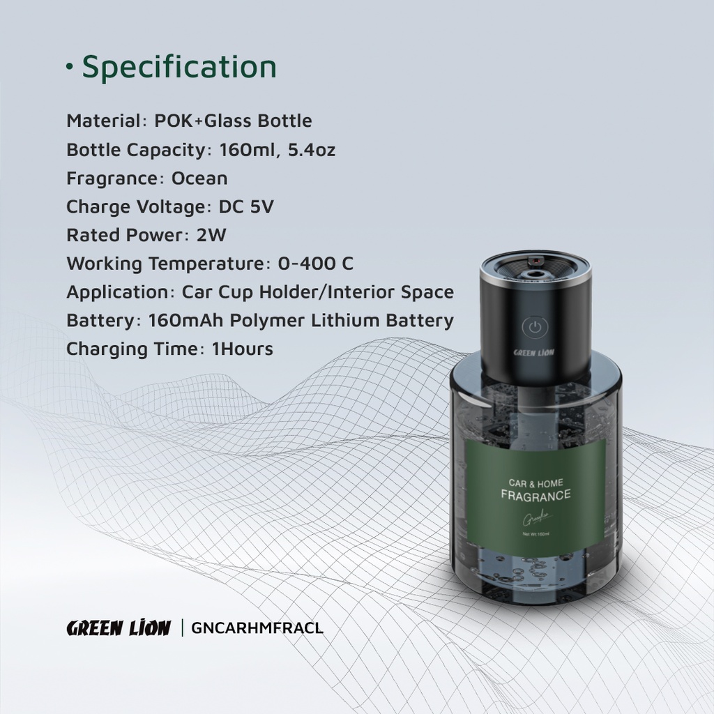 GREEN LION CAR AND HOME FRAGRANCE CLEAR GNCARHMFRACL thumbnail 6
