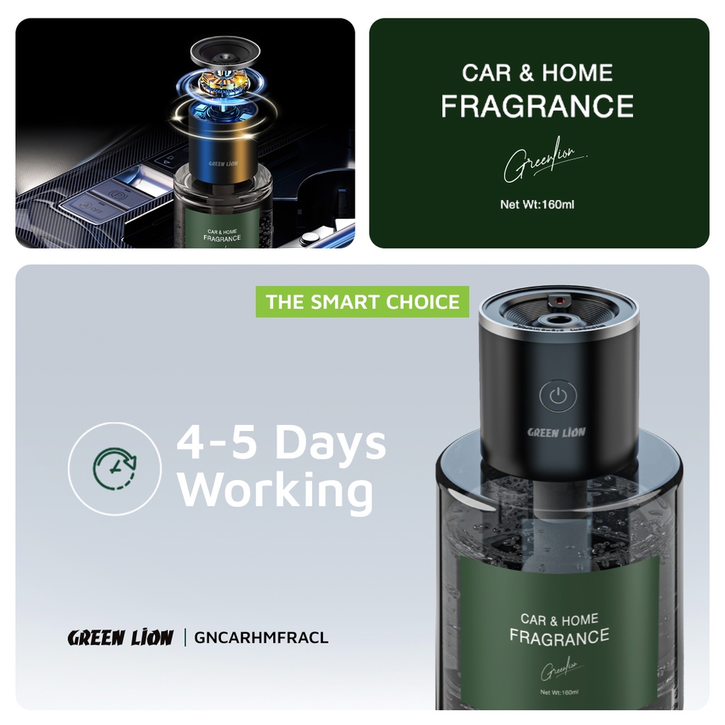 GREEN LION CAR AND HOME FRAGRANCE CLEAR GNCARHMFRACL thumbnail 5