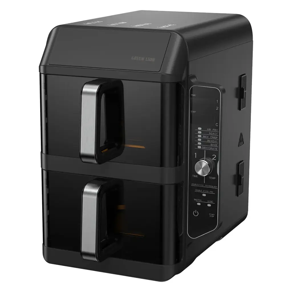 GREEN LION DOUBLE DECKER PRO DIGITAL AIR FRYER BLACK GNDBLDKRPRBK thumbnail 5