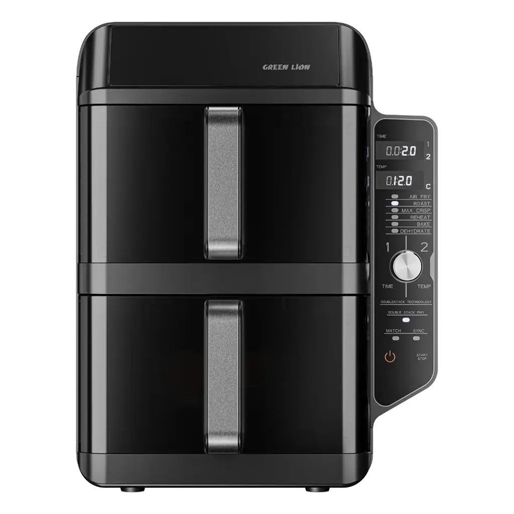 GREEN LION DOUBLE DECKER PRO DIGITAL AIR FRYER BLACK GNDBLDKRPRBK thumbnail 3