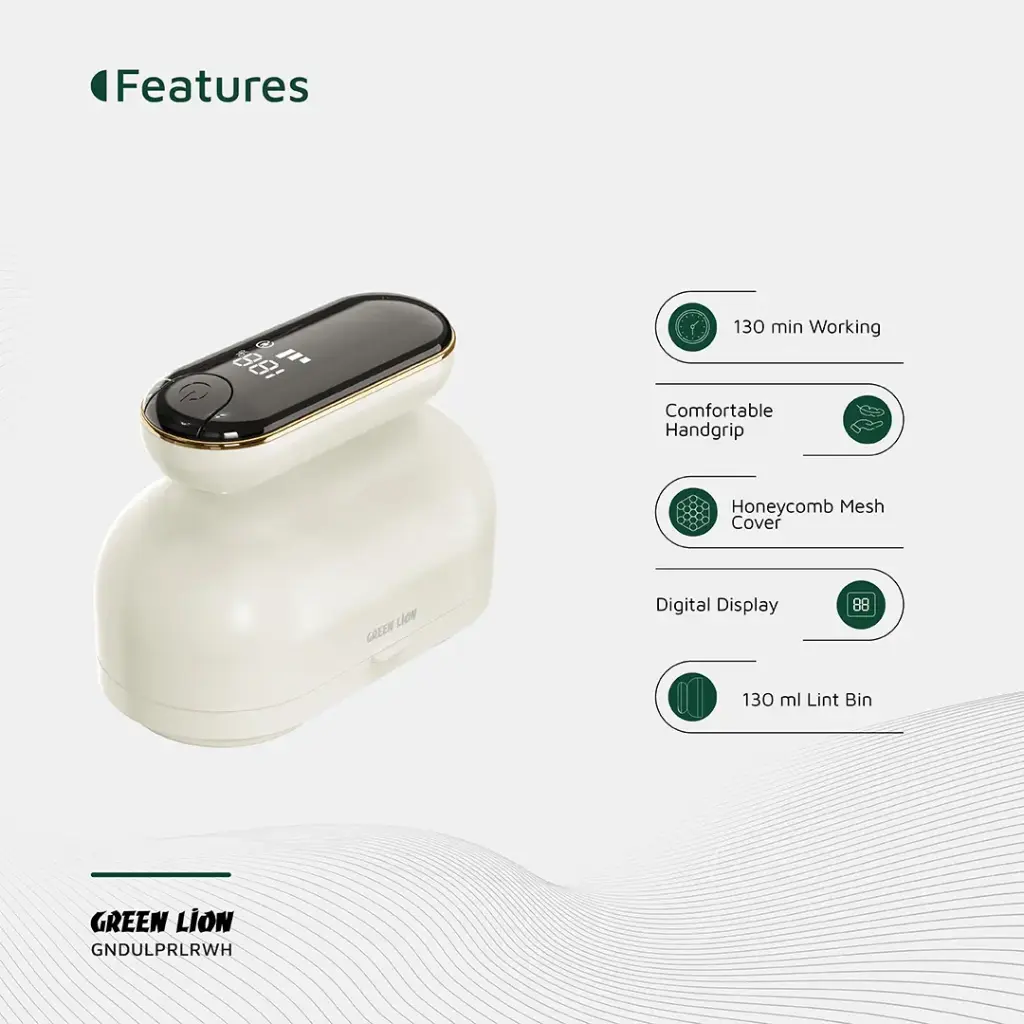 GREEN LION DUALPRO DIGITAL FABRIC REMOVER WHITE GNDULPRLRWH thumbnail 3