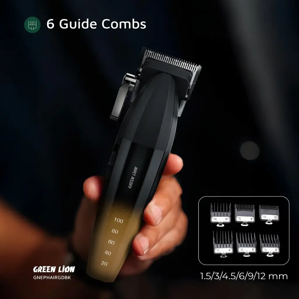GREEN LION EDGE PRO HAIR CLIPPER GOLD BLACK GNEPHAIRGDBK thumbnail 4
