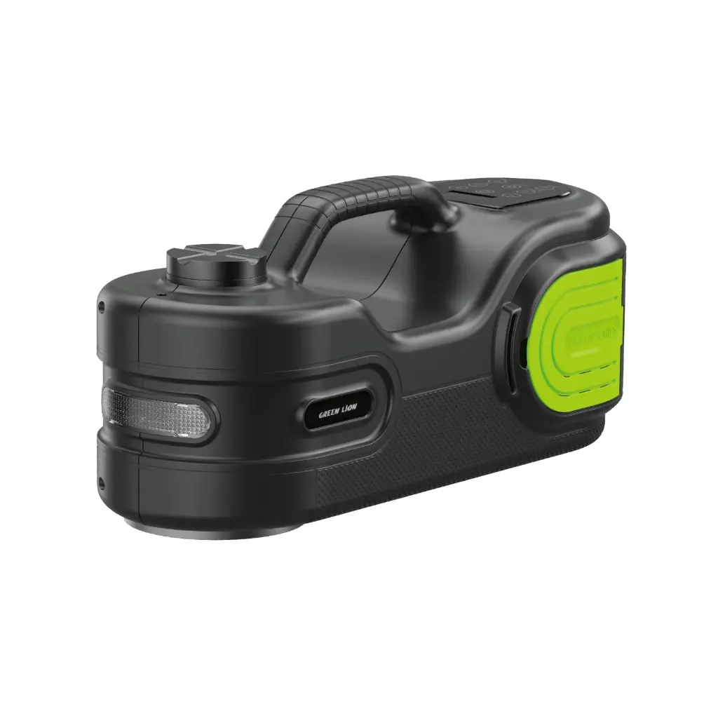 GREEN LION ELECTIC CAR JACK KIT BUILT-IN LED LIGHT BLACK GNELJACKKTBK thumbnail 3