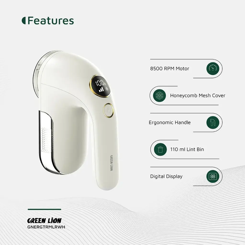 GREEN LION ERGOTRIM DIGITAL FABRIC REMOVER WHITE GNERGTRMLRWH thumbnail 3
