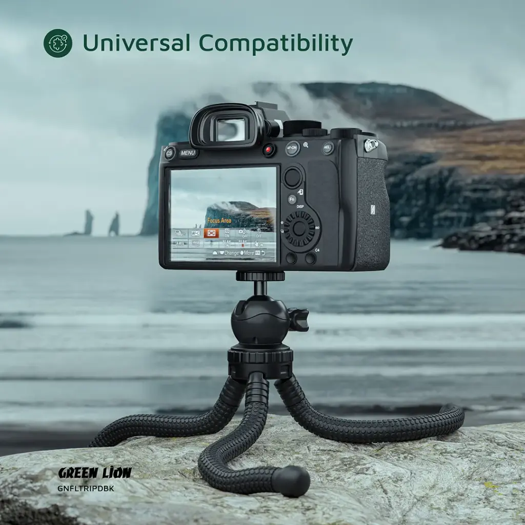 GREEN LION FLEXIBLE TRIPOD WITH FOAM GRIPS BLACK GNFLTRIPDBK thumbnail 6