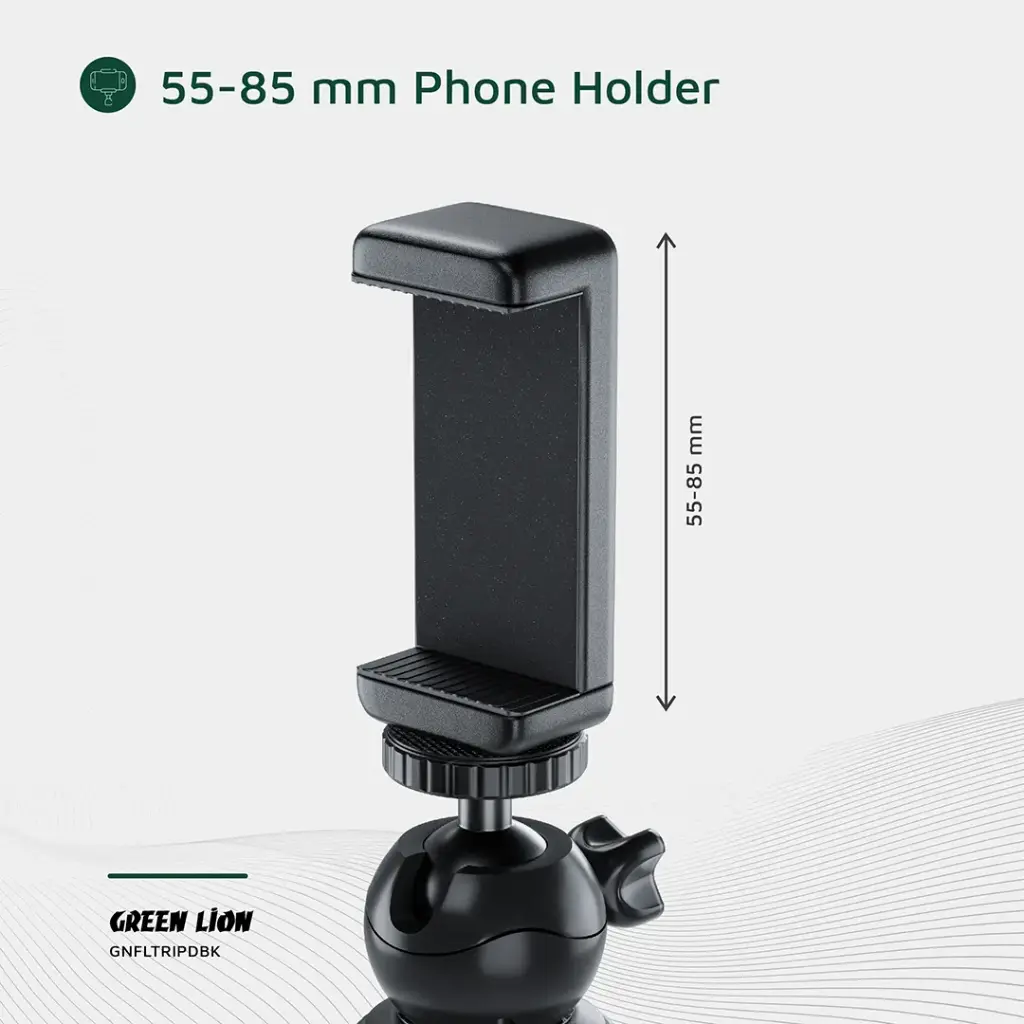 GREEN LION FLEXIBLE TRIPOD WITH FOAM GRIPS BLACK GNFLTRIPDBK thumbnail 2